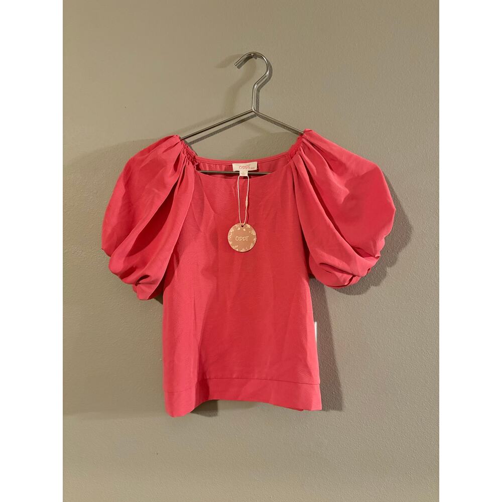 Girls Erin Rib Poplin Top Oddi Boutique Brand Size Large